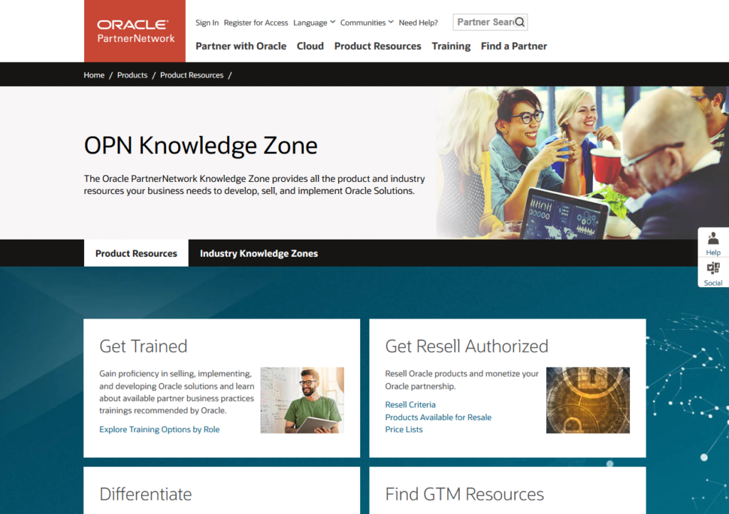 oracle clinical website screenshot