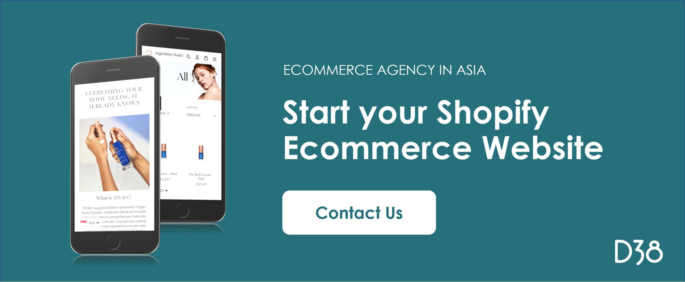 Start Your Shopify Ecommerce Website - Digital 38 Ecommerce Agency