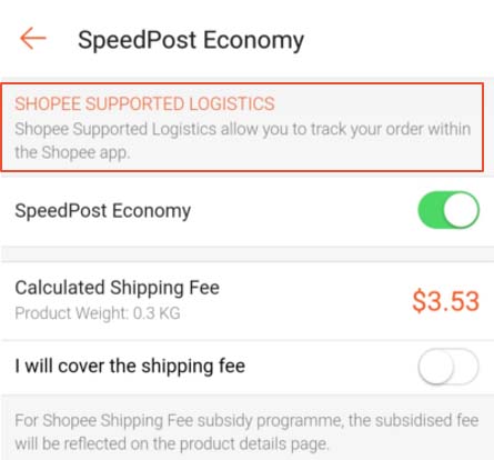 D38 | Shopee Supported Logistics Shopee SL 2