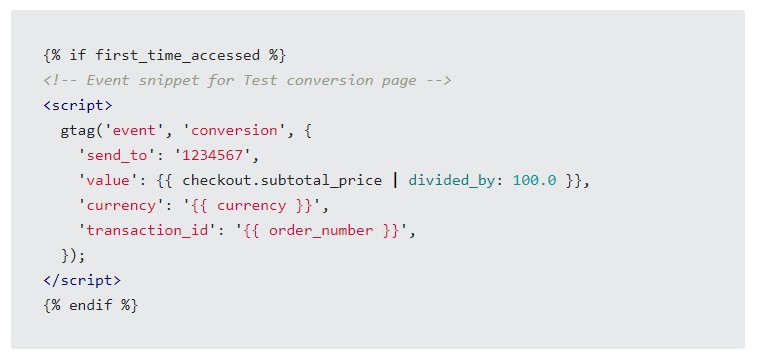 Step 4: Make the conversion value dynamic