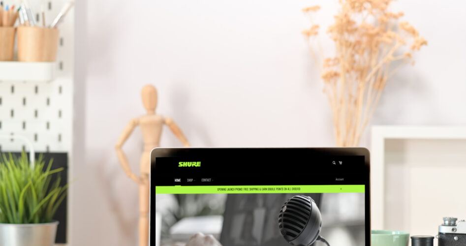 Shure Singapore Introduces Newly-Launched Shopify Store