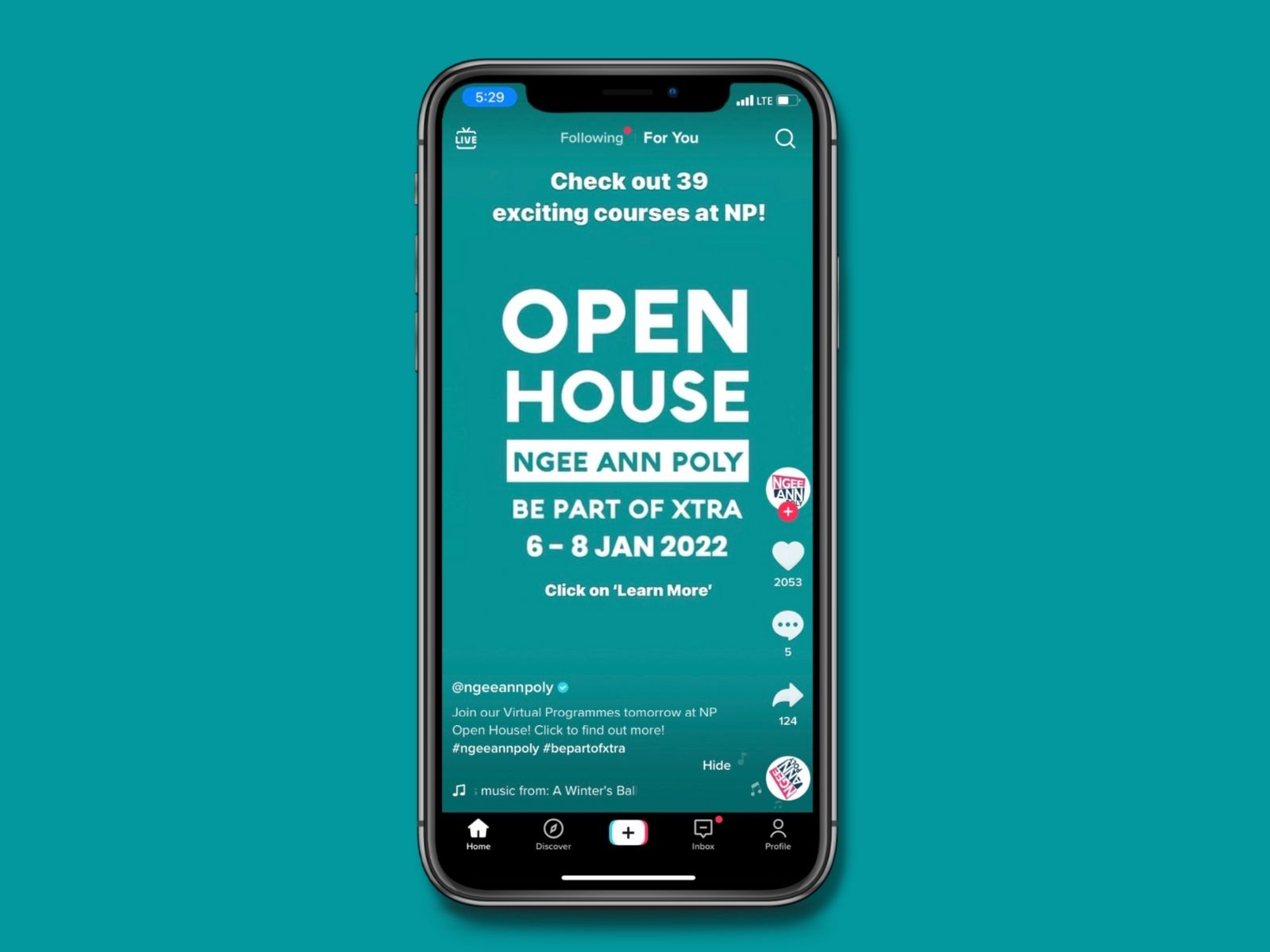 TikTok Ads Examples: Ngee Ann Invites Students to Poly Life | Digital 38