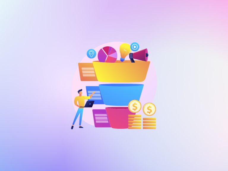 Sales Pipeline Management Abstract Concept Vector Illustration.