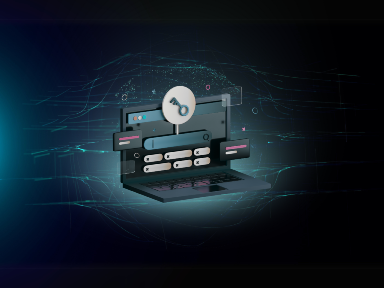 3d Keyword SEO icon with a tech background (1)