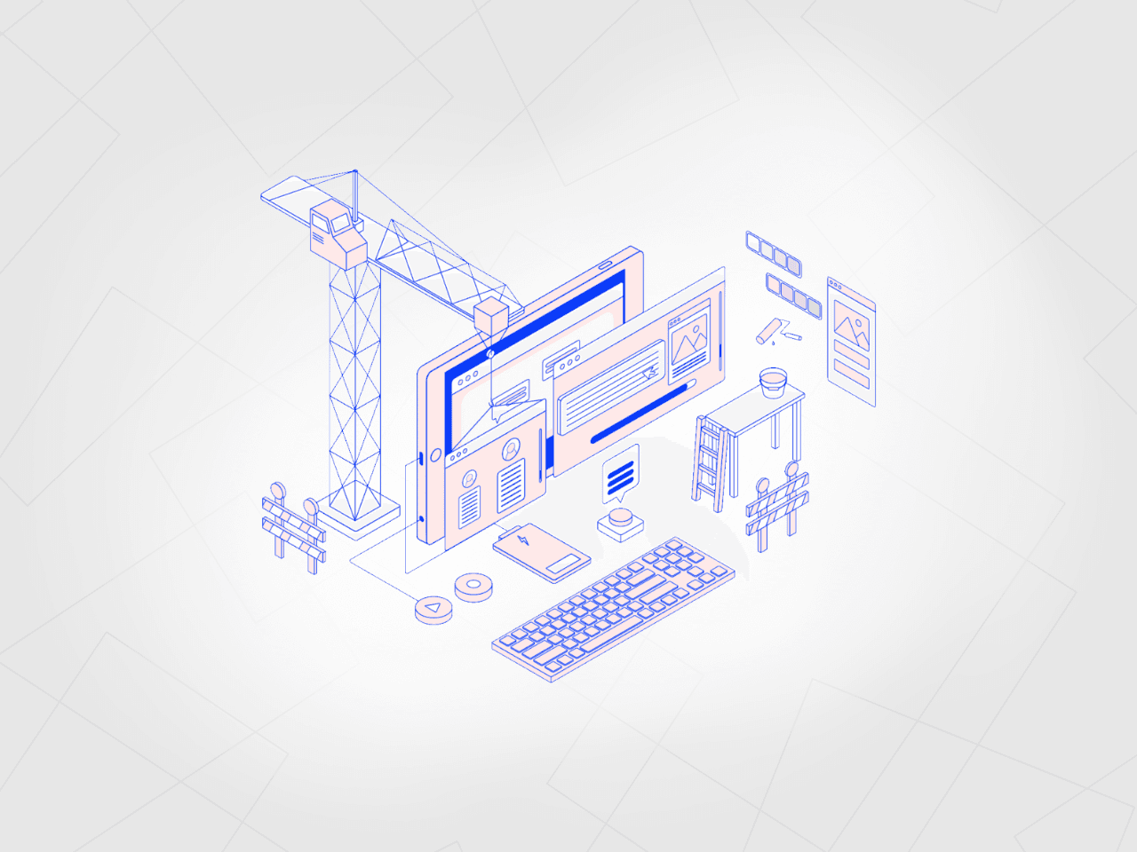 Website Building Animation